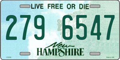 NH license plate 2796547