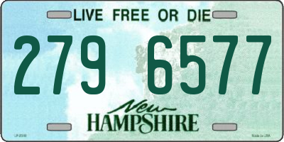 NH license plate 2796577