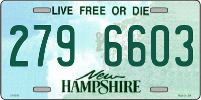 NH license plate 2796603