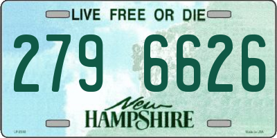NH license plate 2796626