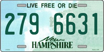 NH license plate 2796631
