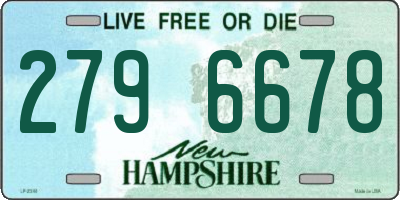 NH license plate 2796678