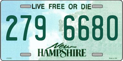 NH license plate 2796680