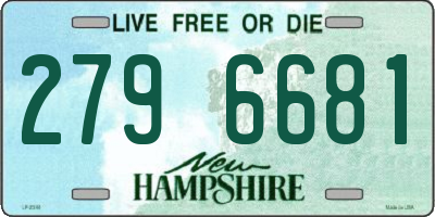 NH license plate 2796681