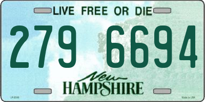 NH license plate 2796694