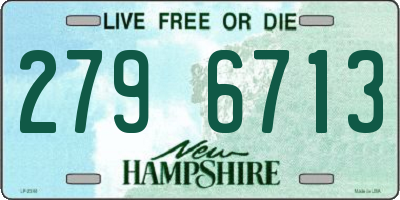 NH license plate 2796713