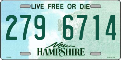 NH license plate 2796714