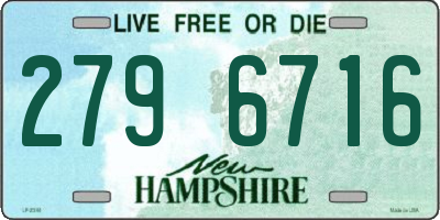 NH license plate 2796716