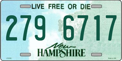 NH license plate 2796717