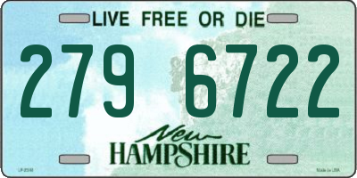NH license plate 2796722