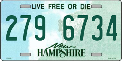 NH license plate 2796734