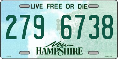 NH license plate 2796738