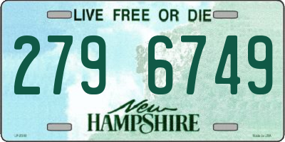 NH license plate 2796749