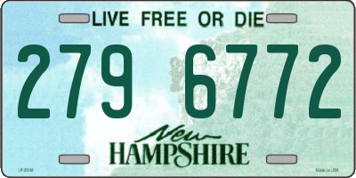 NH license plate 2796772