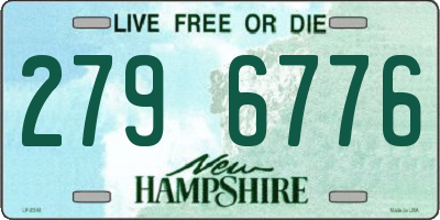 NH license plate 2796776