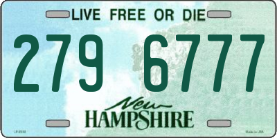 NH license plate 2796777