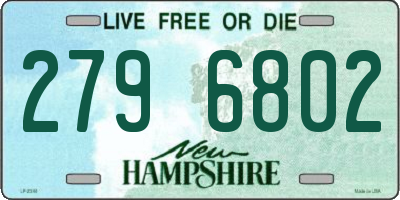 NH license plate 2796802