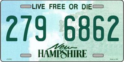 NH license plate 2796862