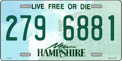 NH license plate 2796881
