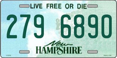 NH license plate 2796890