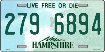 NH license plate 2796894