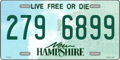 NH license plate 2796899