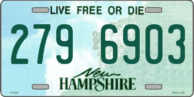 NH license plate 2796903
