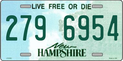 NH license plate 2796954