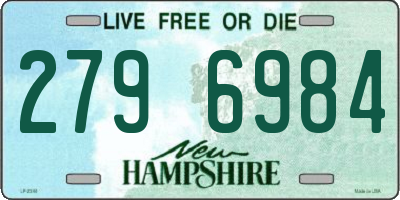 NH license plate 2796984