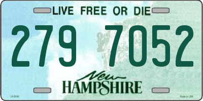 NH license plate 2797052
