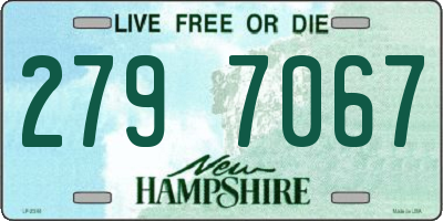 NH license plate 2797067