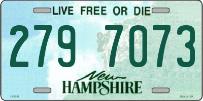 NH license plate 2797073