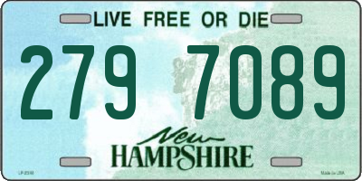 NH license plate 2797089