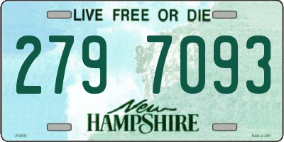 NH license plate 2797093