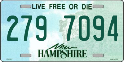 NH license plate 2797094
