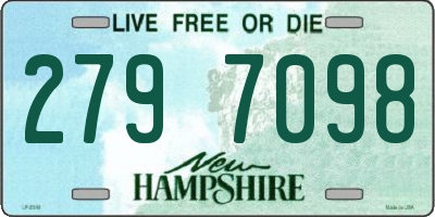 NH license plate 2797098
