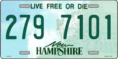 NH license plate 2797101