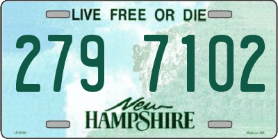 NH license plate 2797102