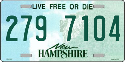 NH license plate 2797104