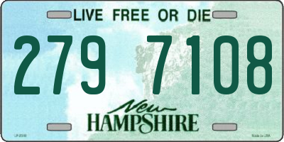 NH license plate 2797108