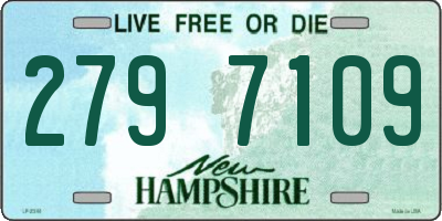 NH license plate 2797109