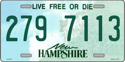 NH license plate 2797113