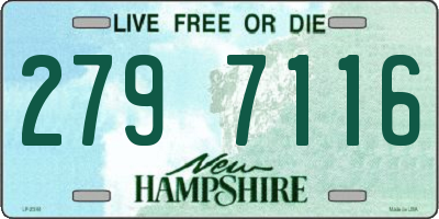NH license plate 2797116