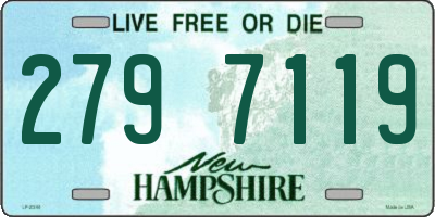 NH license plate 2797119