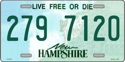NH license plate 2797120