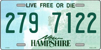NH license plate 2797122