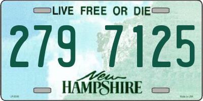 NH license plate 2797125