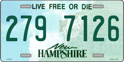 NH license plate 2797126