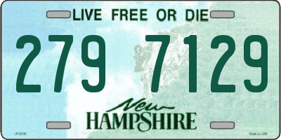 NH license plate 2797129