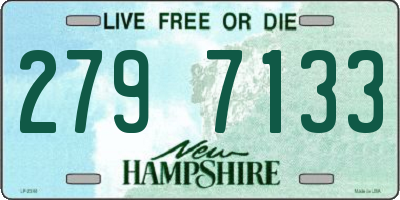 NH license plate 2797133